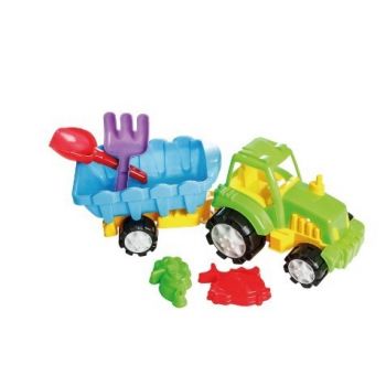 Tractor cu jucarii de nisip Costinesti Burak toys