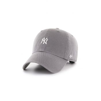 47brand șapcă New York Yankees culoarea gri, cu imprimeu