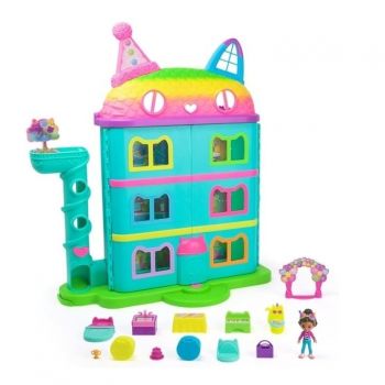 Set de joaca Gabby's Dollhouse - Casă de păpuși curcubeu - ediție festivă