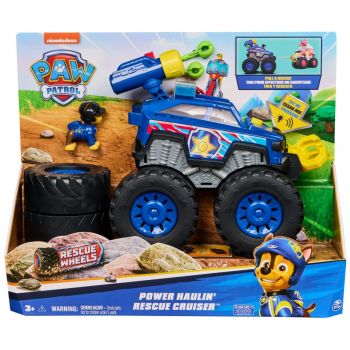 Set de joaca Paw Patrol - Chase Rescue Cruiser, Masinuta de salvare Power Haulin Chase