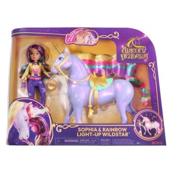 Set de joaca Unicorn Academy - Unicorn Wildstar si papusa Sophia