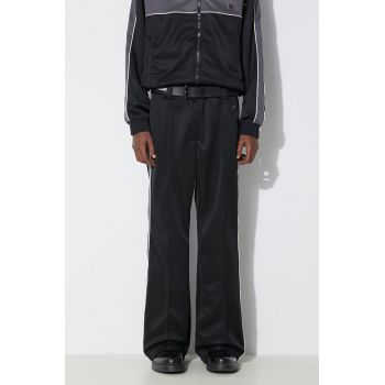 AMBUSH pantaloni de trening Track Pants culoarea negru, cu imprimeu, BMCJ003S24JER