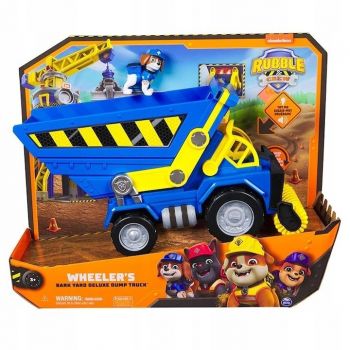 Masinuta cu figurina Paw Patrol - Basculanta cu figurina Wheeler