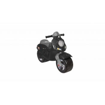 Motocicleta pentru copii Novokids Vespa Scooter Mini Negru, fara pedale, greutate suportata 30 kg, roti late, stabilitate mare