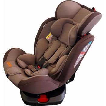 Scaun auto cu isofix Baby Care Motion Seat Maro, Rotire 360 grade, 0-36 kg, Tetiera reglabila, Omologare R-129 i-Size, Centura in 5 puncte