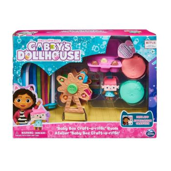 Set de joaca Gabby's Dollhouse - Camera delux a Baby Box , 8 piese