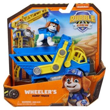 Set de joaca Paw Patrol - Figurina Wheeler si Basculanta