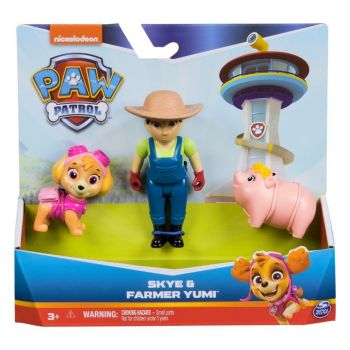 Set figurina Paw Patrol - Skye si Farmer Yumi