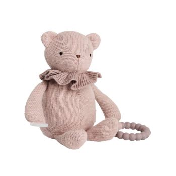 Smallstuff Little Activity Bear, For Dummy And Teether, Soft Rose (40006-37)