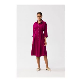Rochie camasa dama -  Camedes - pruna