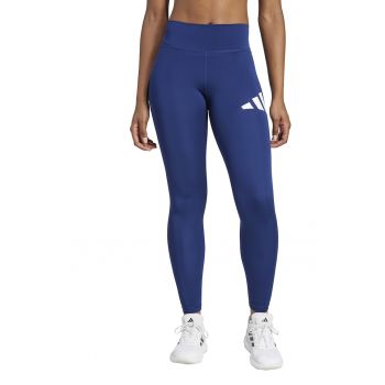Colanti cu talie inalta si imprimeu logo pentru fitness