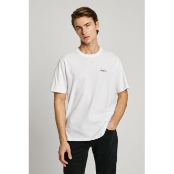 Tricou regular fit cu logo