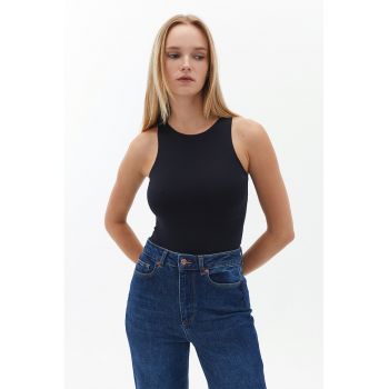 Body slim fit fara maneci