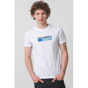 Tricou regular fit cu logo