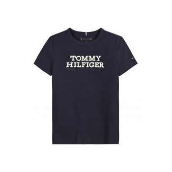 Tricou de bumbac organic cu imprimeu logo