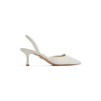 Pantofi uni de piele cu toc kitten Gavadessi