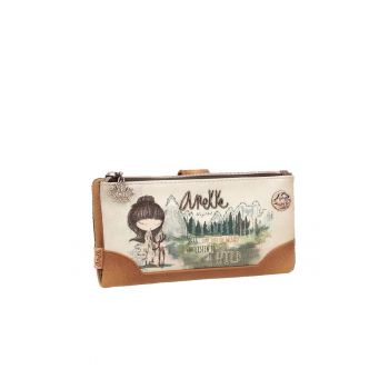 Portofel  The Forest pentru femei - cu suport pentru carduri - material flexibil - 35609-906 - multicolor