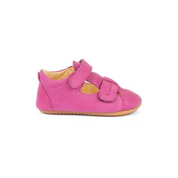Pantofi din piele cu inchidere velcro Double