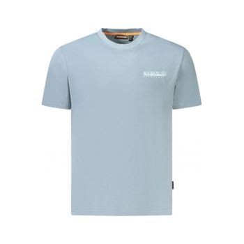 Tricou barbati - cu imprimeu grafic pe fata si pe spate - Regular Fit - Gri inchis -
