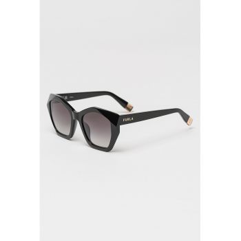 Ochelari de soare cat-eye cu lentile in degrade
